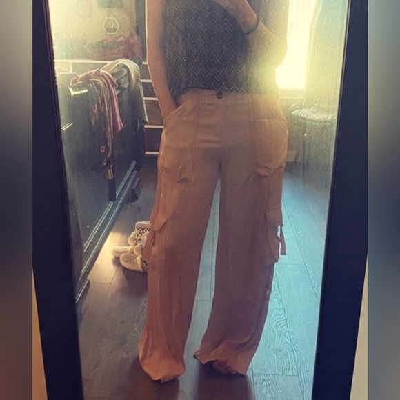 Silky cargo pants from Anthropologie - Picture 8 of 10
